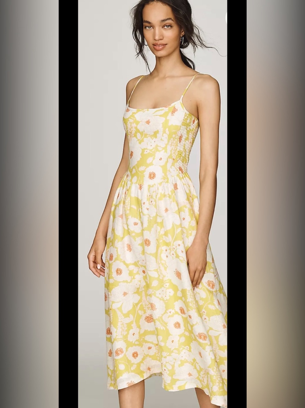 Maeve Drop Waist Midi Dress.